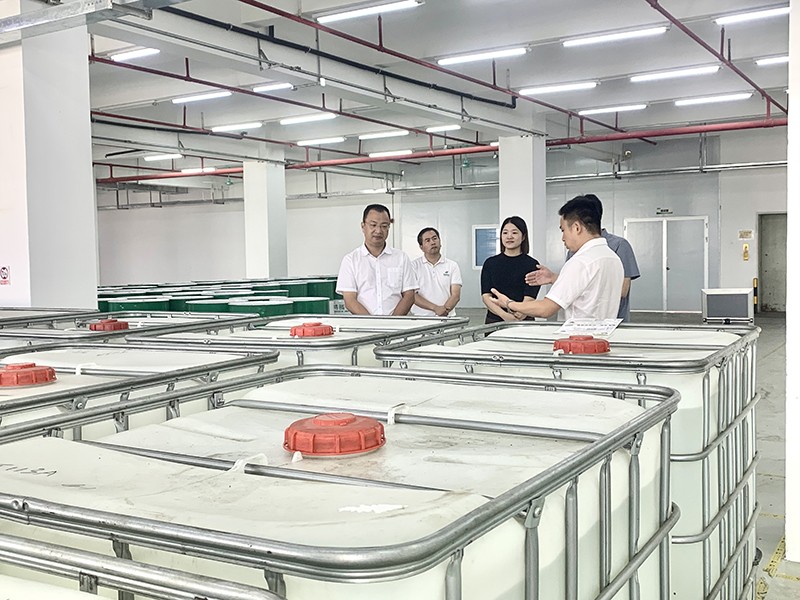 政企连心·共促发展|东莞市东城区政府领导莅临好体育全站下载新材参观指导